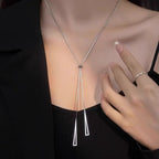 Womens French-style Double-layer Necklace