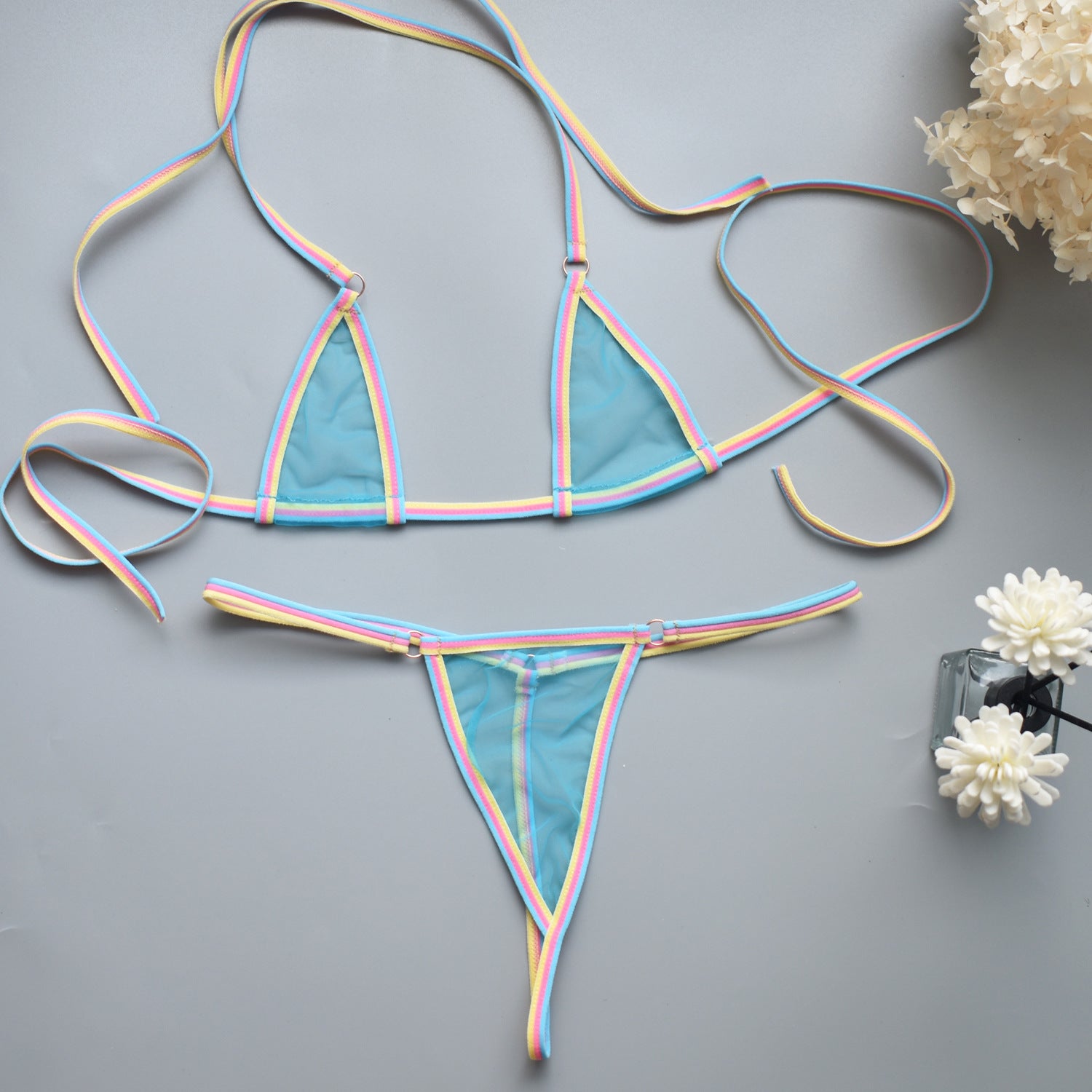 Simple Super Mini Bikini Girl T-back Sexy