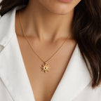Sunlight-inspired Pendant Necklace Bold Clavicle Chain
