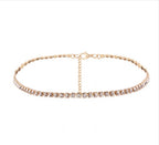 Temperament necklace with diamonds female clavicle necklace necklace