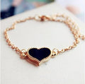 Heart-shaped bracelet