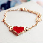 Heart-shaped bracelet