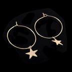 Pentagram earrings