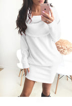 Europe and the United States EBAY autumn winter fashion burst dress, fast selling hot fashion anti collar sweater