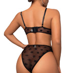 Ladies' Mesh See-through Bikini Three-point Suit