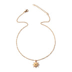 Sunlight-inspired Pendant Necklace Bold Clavicle Chain