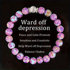 Natural Stone Bead Bracelet For Protection And Relief