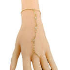 Cross Pendant Double-layer Bracelet Personality Ball Bead Chain Love Cut Black