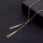 Womens French-style Double-layer Necklace