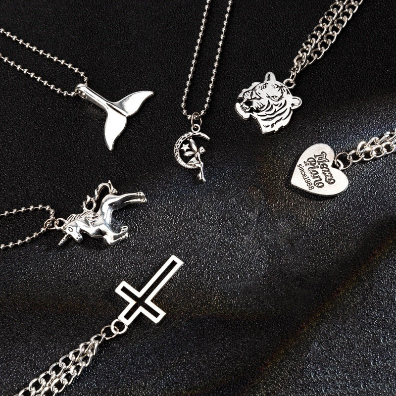 Titanium Steel Chain Necklace For Men