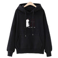 Plush and thickened hooded Korean student slacker