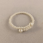 Cross Pendant Double-layer Bracelet Personality Ball Bead Chain Love Cut Black