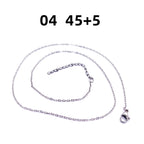 Stainless Steel Necklace Gold-plated Diy Hammer Cross Flattening Clothing Accessories