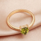 Heart-shaped Zircon Cold Style Simple Bracelet Couple Little Finger Ring