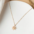 Sunlight-inspired Pendant Necklace Bold Clavicle Chain
