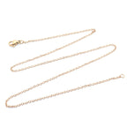 Stainless Steel Necklace Gold-plated Diy Hammer Cross Flattening Clothing Accessories