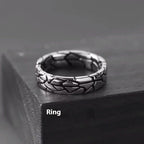 Vintage Old Wind Crack Open Ring