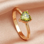 Heart-shaped Zircon Cold Style Simple Bracelet Couple Little Finger Ring