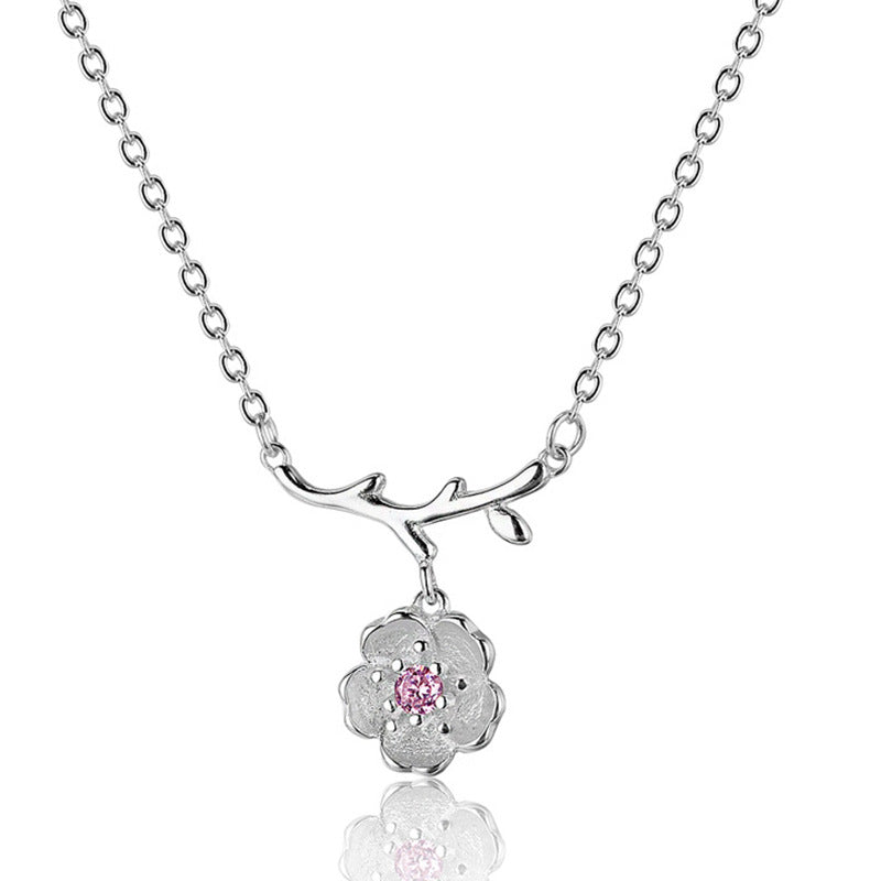 Versatile And Fresh Cherry Blossom Necklace