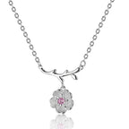 Versatile And Fresh Cherry Blossom Necklace