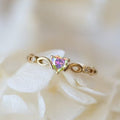 Heart-shaped Zircon Cold Style Simple Bracelet Couple Little Finger Ring
