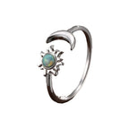 Fashionable And Creative Sun Cats Eye Ring
