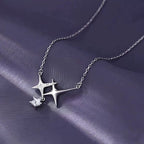 Starry Zircon Necklace For Women Niche Edgy And Cool-Girl Style