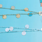 Fashionable Versatile Short Sequin Necklace With A Unique Style