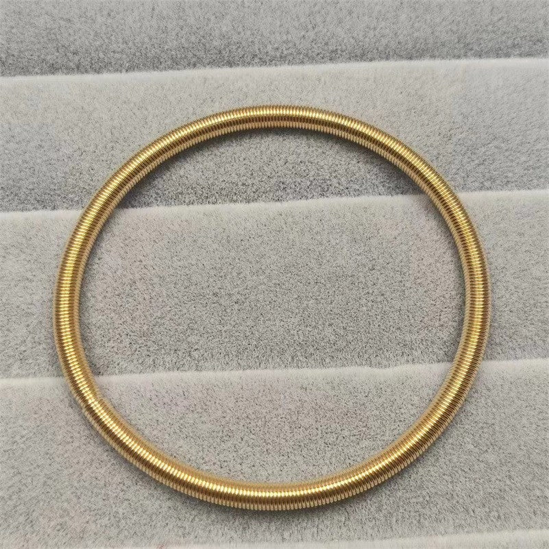 Cross Pendant Double-layer Bracelet Personality Ball Bead Chain Love Cut Black