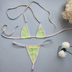 Simple Super Mini Bikini Girl T-back Sexy