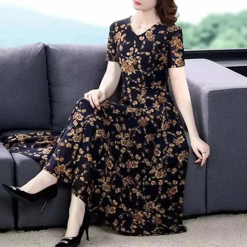 Dress High-end Western Style Plus Size Women