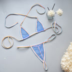 Simple Super Mini Bikini Girl T-back Sexy