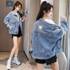 Korean Style Bf Loose Age-reducing Jacket Top