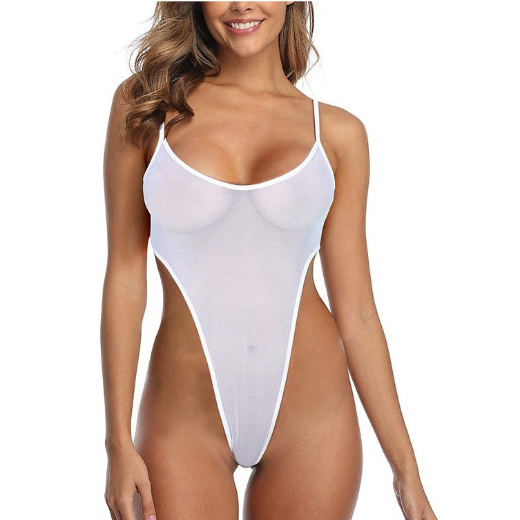 High-waisted One-piece Swimsuitbikini
