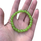 Green Grape Crystal Handmade Elastic Bracelet